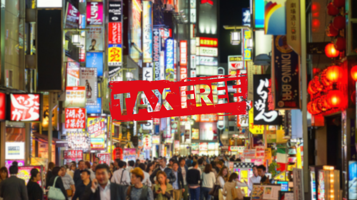 cara mendapatkan tax free jepang